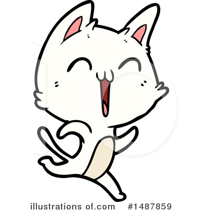 Royalty-Free (RF) Cat Clipart Illustration by lineartestpilot - Stock Sample #1487859