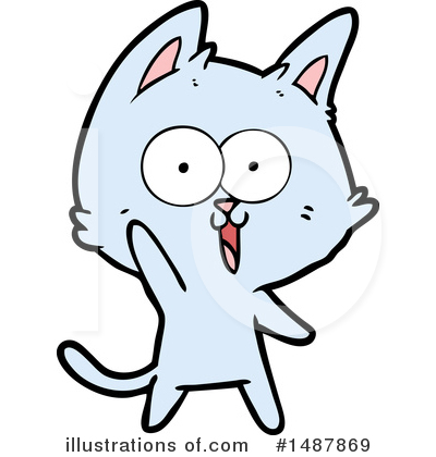 Royalty-Free (RF) Cat Clipart Illustration by lineartestpilot - Stock Sample #1487869