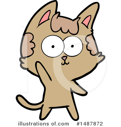 Royalty-Free (RF) Cat Clipart Illustration by lineartestpilot - Stock Sample #1487872