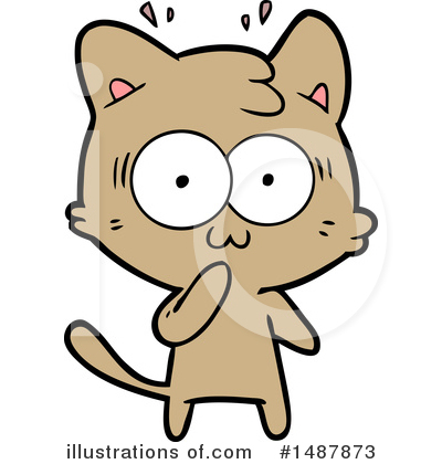 Royalty-Free (RF) Cat Clipart Illustration by lineartestpilot - Stock Sample #1487873