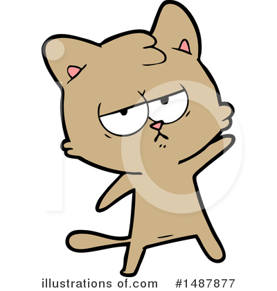 Royalty-Free (RF) Cat Clipart Illustration by lineartestpilot - Stock Sample #1487877