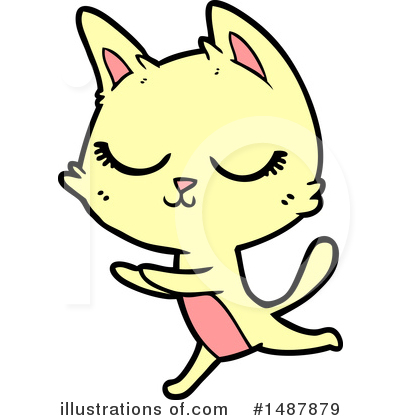 Royalty-Free (RF) Cat Clipart Illustration by lineartestpilot - Stock Sample #1487879