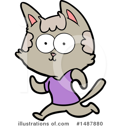 Royalty-Free (RF) Cat Clipart Illustration by lineartestpilot - Stock Sample #1487880