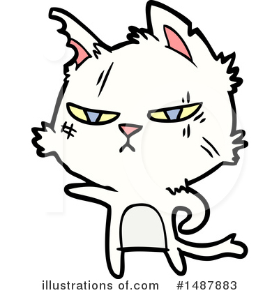 Royalty-Free (RF) Cat Clipart Illustration by lineartestpilot - Stock Sample #1487883