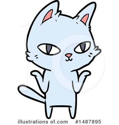 Royalty-Free (RF) Cat Clipart Illustration by lineartestpilot - Stock Sample #1487895