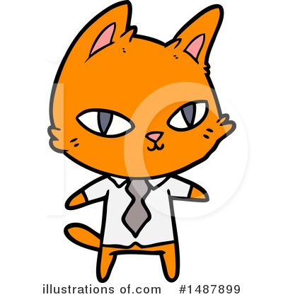 Royalty-Free (RF) Cat Clipart Illustration by lineartestpilot - Stock Sample #1487899