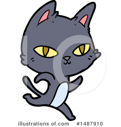 Royalty-Free (RF) Cat Clipart Illustration by lineartestpilot - Stock Sample #1487910