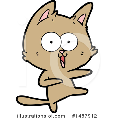 Royalty-Free (RF) Cat Clipart Illustration by lineartestpilot - Stock Sample #1487912