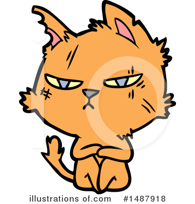 Royalty-Free (RF) Cat Clipart Illustration by lineartestpilot - Stock Sample #1487918