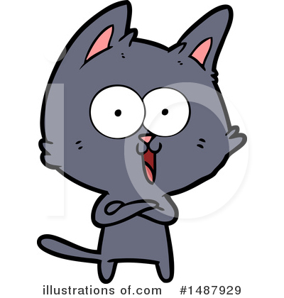 Royalty-Free (RF) Cat Clipart Illustration by lineartestpilot - Stock Sample #1487929