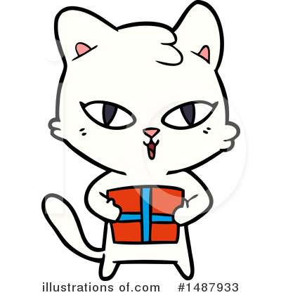 Royalty-Free (RF) Cat Clipart Illustration by lineartestpilot - Stock Sample #1487933