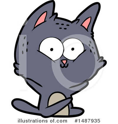 Royalty-Free (RF) Cat Clipart Illustration by lineartestpilot - Stock Sample #1487935