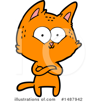 Royalty-Free (RF) Cat Clipart Illustration by lineartestpilot - Stock Sample #1487942