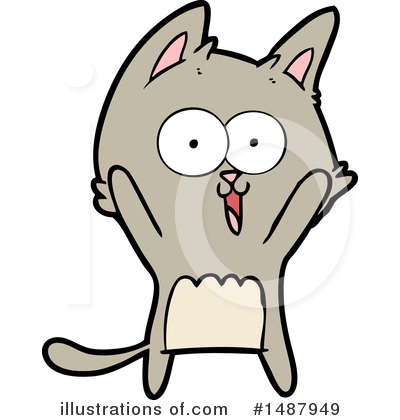 Royalty-Free (RF) Cat Clipart Illustration by lineartestpilot - Stock Sample #1487949