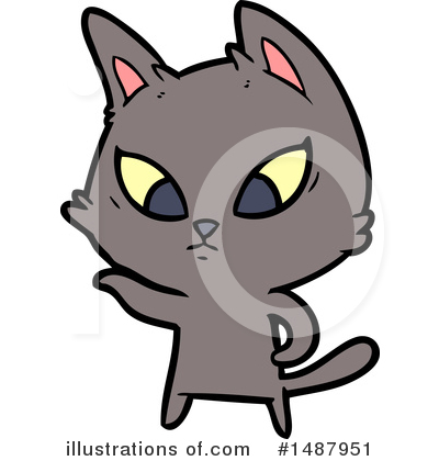 Royalty-Free (RF) Cat Clipart Illustration by lineartestpilot - Stock Sample #1487951