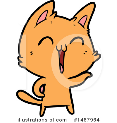 Royalty-Free (RF) Cat Clipart Illustration by lineartestpilot - Stock Sample #1487964