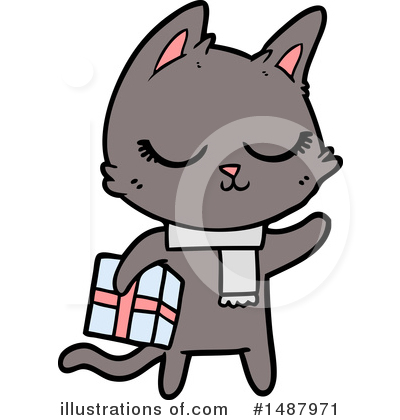Royalty-Free (RF) Cat Clipart Illustration by lineartestpilot - Stock Sample #1487971