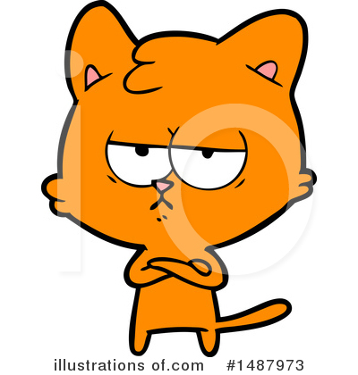 Royalty-Free (RF) Cat Clipart Illustration by lineartestpilot - Stock Sample #1487973