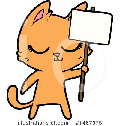 Royalty-Free (RF) Cat Clipart Illustration by lineartestpilot - Stock Sample #1487975