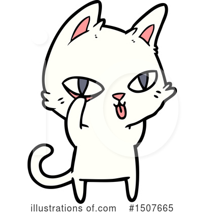 Royalty-Free (RF) Cat Clipart Illustration by lineartestpilot - Stock Sample #1507665