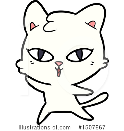 Royalty-Free (RF) Cat Clipart Illustration by lineartestpilot - Stock Sample #1507667