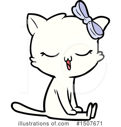 Royalty-Free (RF) Cat Clipart Illustration by lineartestpilot - Stock Sample #1507671