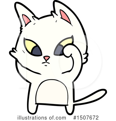Royalty-Free (RF) Cat Clipart Illustration by lineartestpilot - Stock Sample #1507672