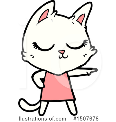 Royalty-Free (RF) Cat Clipart Illustration by lineartestpilot - Stock Sample #1507678