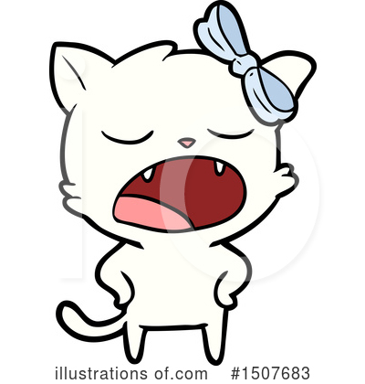 Royalty-Free (RF) Cat Clipart Illustration by lineartestpilot - Stock Sample #1507683