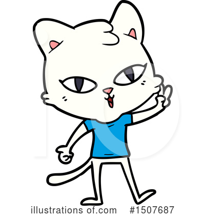 Royalty-Free (RF) Cat Clipart Illustration by lineartestpilot - Stock Sample #1507687