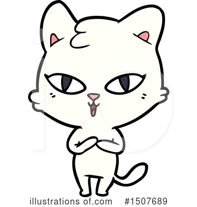 Royalty-Free (RF) Cat Clipart Illustration by lineartestpilot - Stock Sample #1507689
