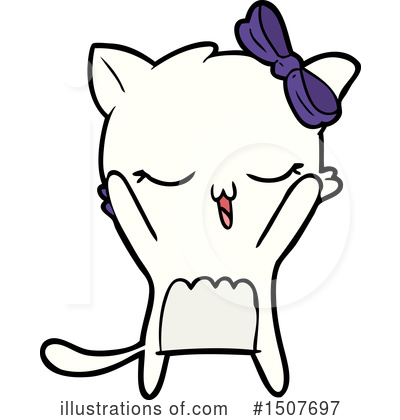 Royalty-Free (RF) Cat Clipart Illustration by lineartestpilot - Stock Sample #1507697