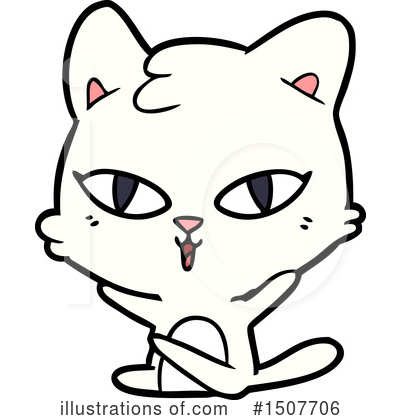 Royalty-Free (RF) Cat Clipart Illustration by lineartestpilot - Stock Sample #1507706