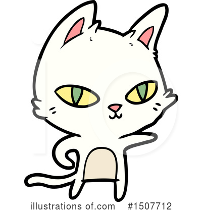 Royalty-Free (RF) Cat Clipart Illustration by lineartestpilot - Stock Sample #1507712