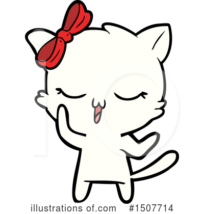 Royalty-Free (RF) Cat Clipart Illustration by lineartestpilot - Stock Sample #1507714
