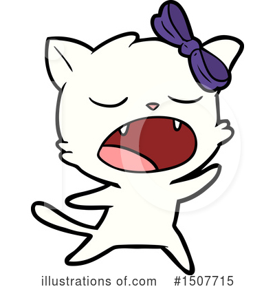 Royalty-Free (RF) Cat Clipart Illustration by lineartestpilot - Stock Sample #1507715