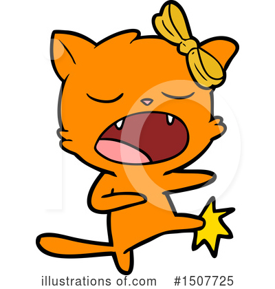 Royalty-Free (RF) Cat Clipart Illustration by lineartestpilot - Stock Sample #1507725
