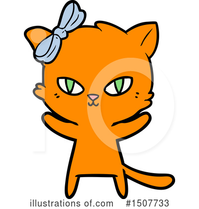 Royalty-Free (RF) Cat Clipart Illustration by lineartestpilot - Stock Sample #1507733