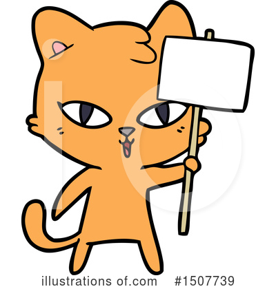 Royalty-Free (RF) Cat Clipart Illustration by lineartestpilot - Stock Sample #1507739