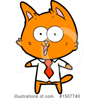 Royalty-Free (RF) Cat Clipart Illustration by lineartestpilot - Stock Sample #1507740