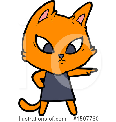 Royalty-Free (RF) Cat Clipart Illustration by lineartestpilot - Stock Sample #1507760