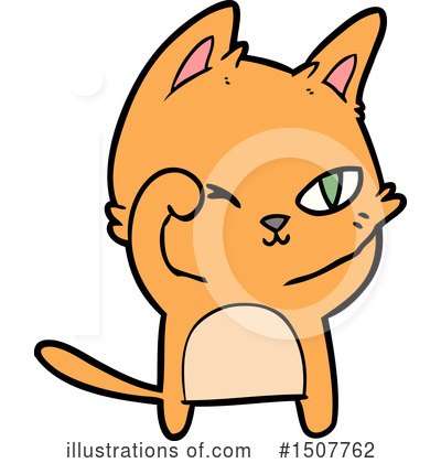 Royalty-Free (RF) Cat Clipart Illustration by lineartestpilot - Stock Sample #1507762