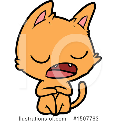 Royalty-Free (RF) Cat Clipart Illustration by lineartestpilot - Stock Sample #1507763