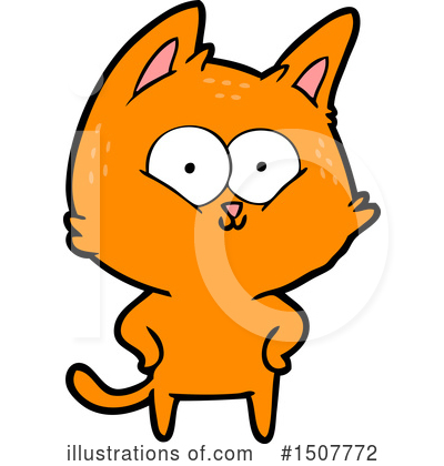 Royalty-Free (RF) Cat Clipart Illustration by lineartestpilot - Stock Sample #1507772