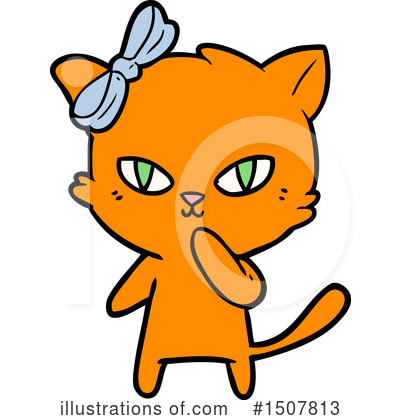 Royalty-Free (RF) Cat Clipart Illustration by lineartestpilot - Stock Sample #1507813