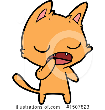 Royalty-Free (RF) Cat Clipart Illustration by lineartestpilot - Stock Sample #1507823