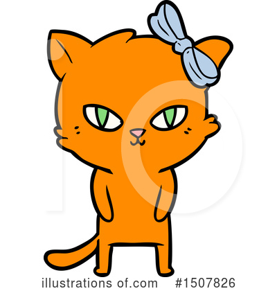 Royalty-Free (RF) Cat Clipart Illustration by lineartestpilot - Stock Sample #1507826