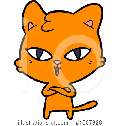 Royalty-Free (RF) Cat Clipart Illustration by lineartestpilot - Stock Sample #1507828
