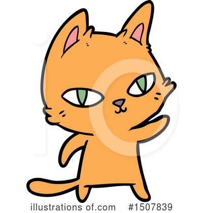 Royalty-Free (RF) Cat Clipart Illustration by lineartestpilot - Stock Sample #1507839