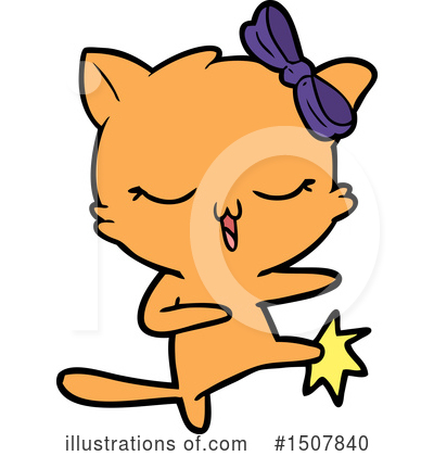 Royalty-Free (RF) Cat Clipart Illustration by lineartestpilot - Stock Sample #1507840